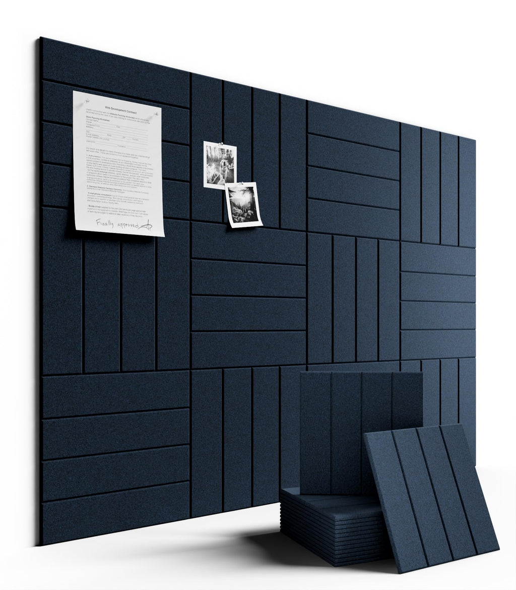 Fluxynara Large Felt Bulletin Board 48" x 36" Cork Board Alternative-12 Pack with 70 Safe Removable Adhesive Tabs, Cork Boards for Walls Cork Board for Home Office Classroom Pin Board (Oatmeal)