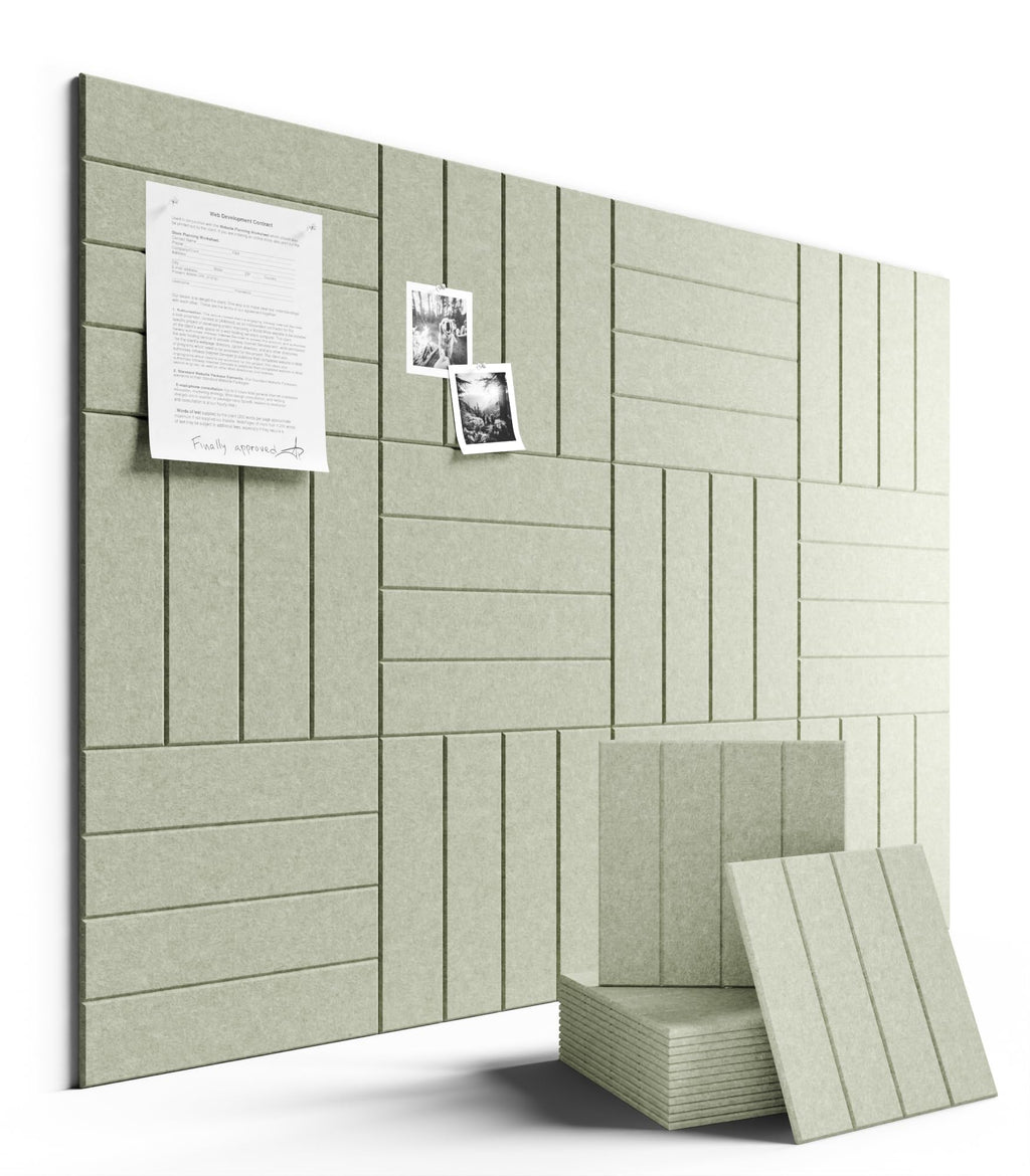 Fluxynara Large Felt Bulletin Board 48" x 36" Cork Board Alternative-12 Pack with 70 Safe Removable Adhesive Tabs, Cork Boards for Walls Cork Board for Home Office Classroom Pin Board (Oatmeal)