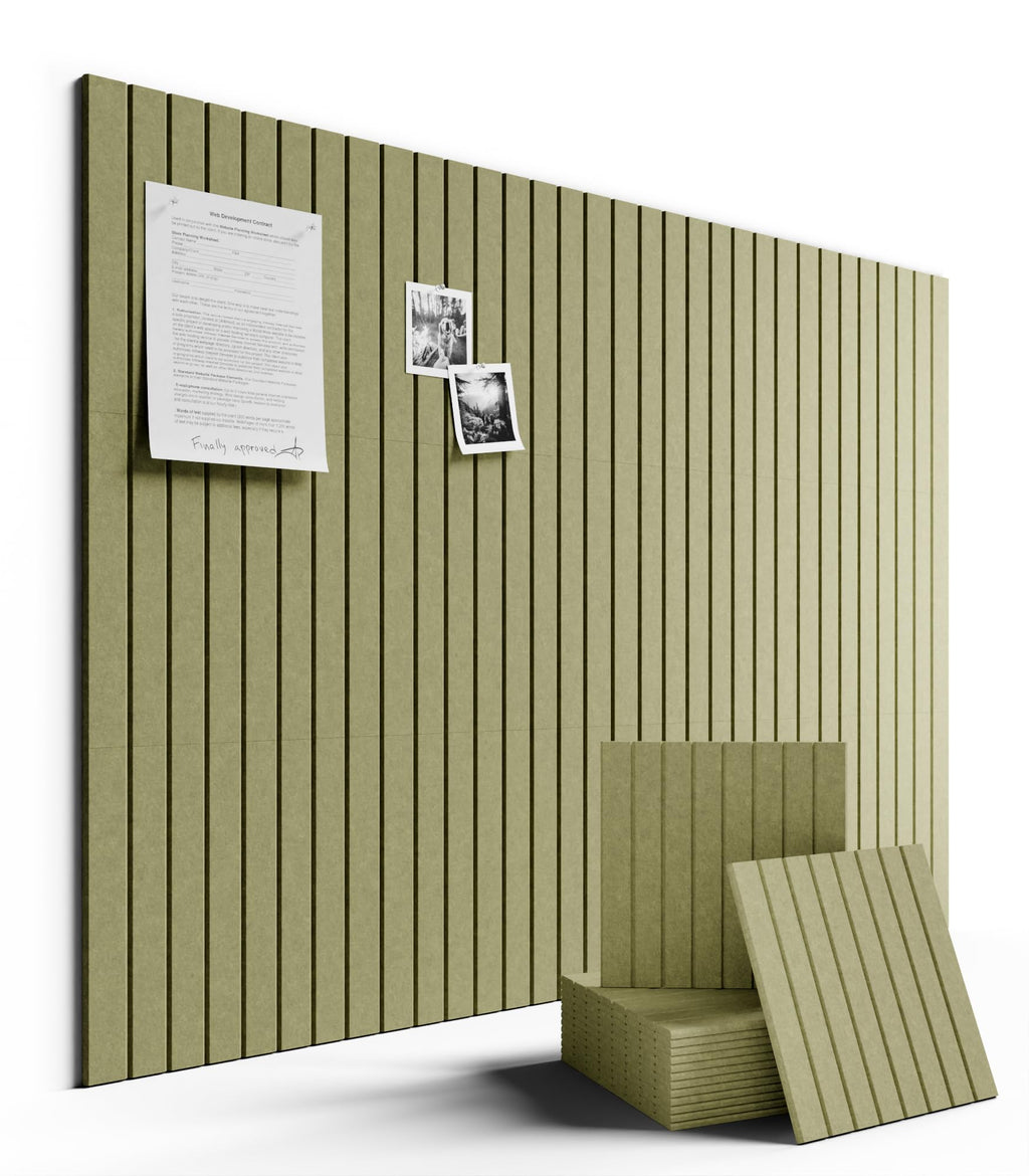 Fluxynara Large Felt Bulletin Board 48" x 36" Cork Board Alternative-12 Pack with 70 Safe Removable Adhesive Tabs, Cork Boards for Walls Cork Board for Home Office Classroom Pin Board (Oatmeal)