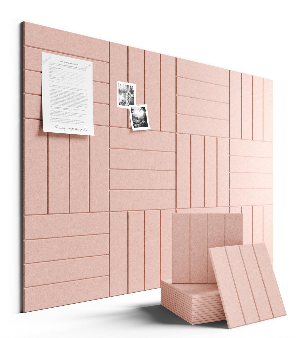 Fluxynara Large Felt Bulletin Board 48" x 36" Cork Board Alternative-12 Pack with 70 Safe Removable Adhesive Tabs, Cork Boards for Walls Cork Board for Home Office Classroom Pin Board (Oatmeal)