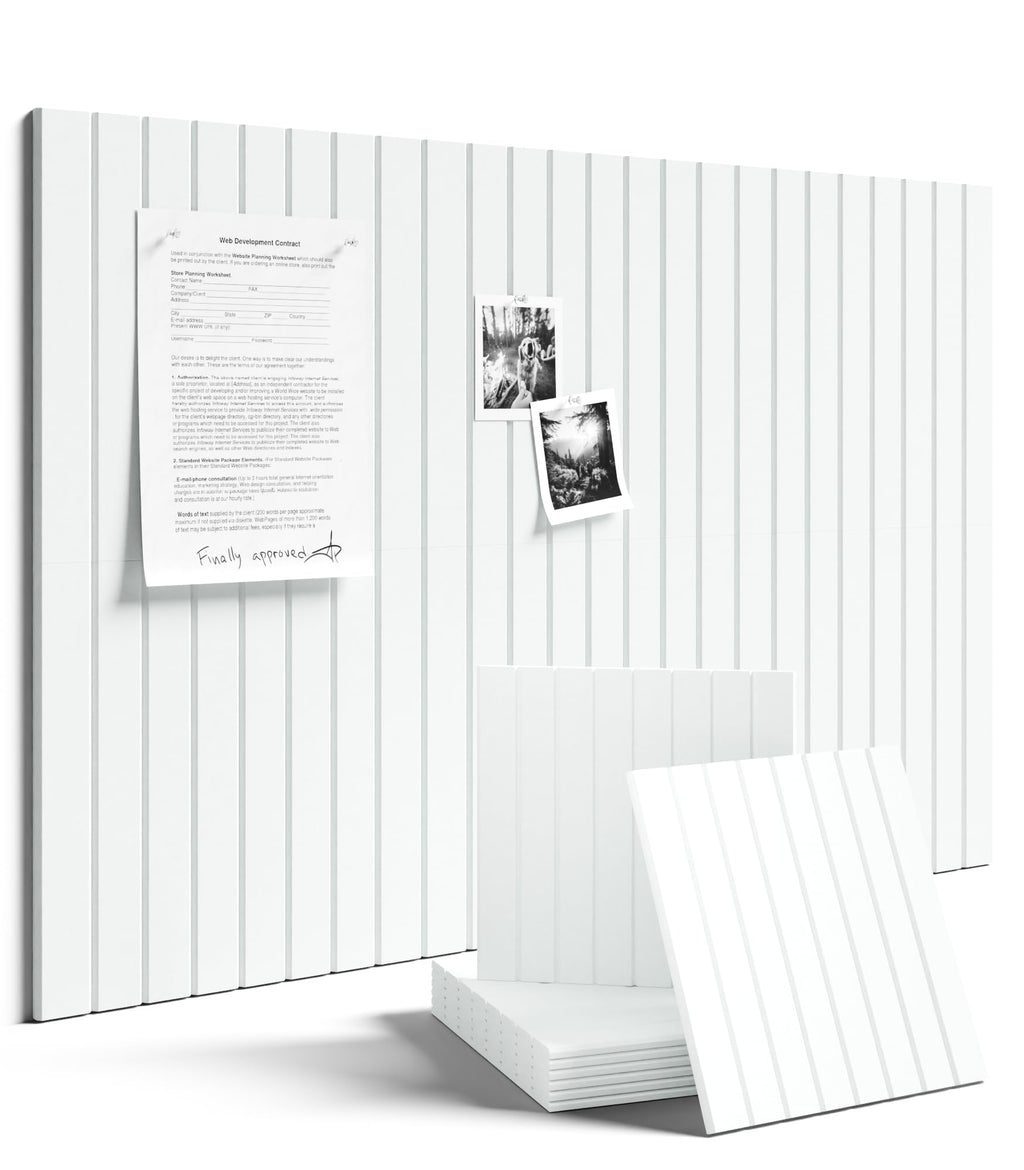 Fluxynara Large Felt Bulletin Board 48" x 36" Cork Board Alternative-12 Pack with 70 Safe Removable Adhesive Tabs, Cork Boards for Walls Cork Board for Home Office Classroom Pin Board (Oatmeal)