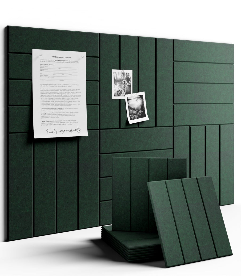 Fluxynara Large Felt Bulletin Board 48" x 36" Cork Board Alternative-12 Pack with 70 Safe Removable Adhesive Tabs, Cork Boards for Walls Cork Board for Home Office Classroom Pin Board (Oatmeal)