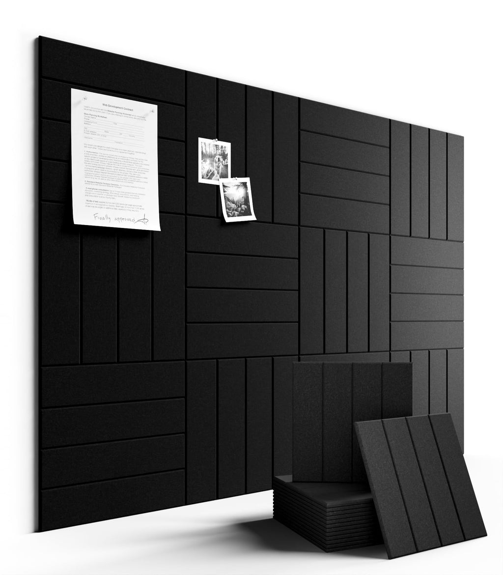 Fluxynara Large Felt Bulletin Board 48" x 36" Cork Board Alternative-12 Pack with 70 Safe Removable Adhesive Tabs, Cork Boards for Walls Cork Board for Home Office Classroom Pin Board (Oatmeal)