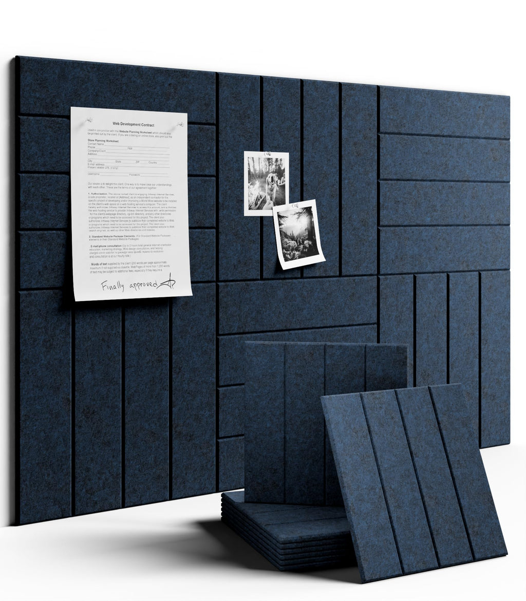 Fluxynara Large Felt Bulletin Board 48" x 36" Cork Board Alternative-12 Pack with 70 Safe Removable Adhesive Tabs, Cork Boards for Walls Cork Board for Home Office Classroom Pin Board (Oatmeal)
