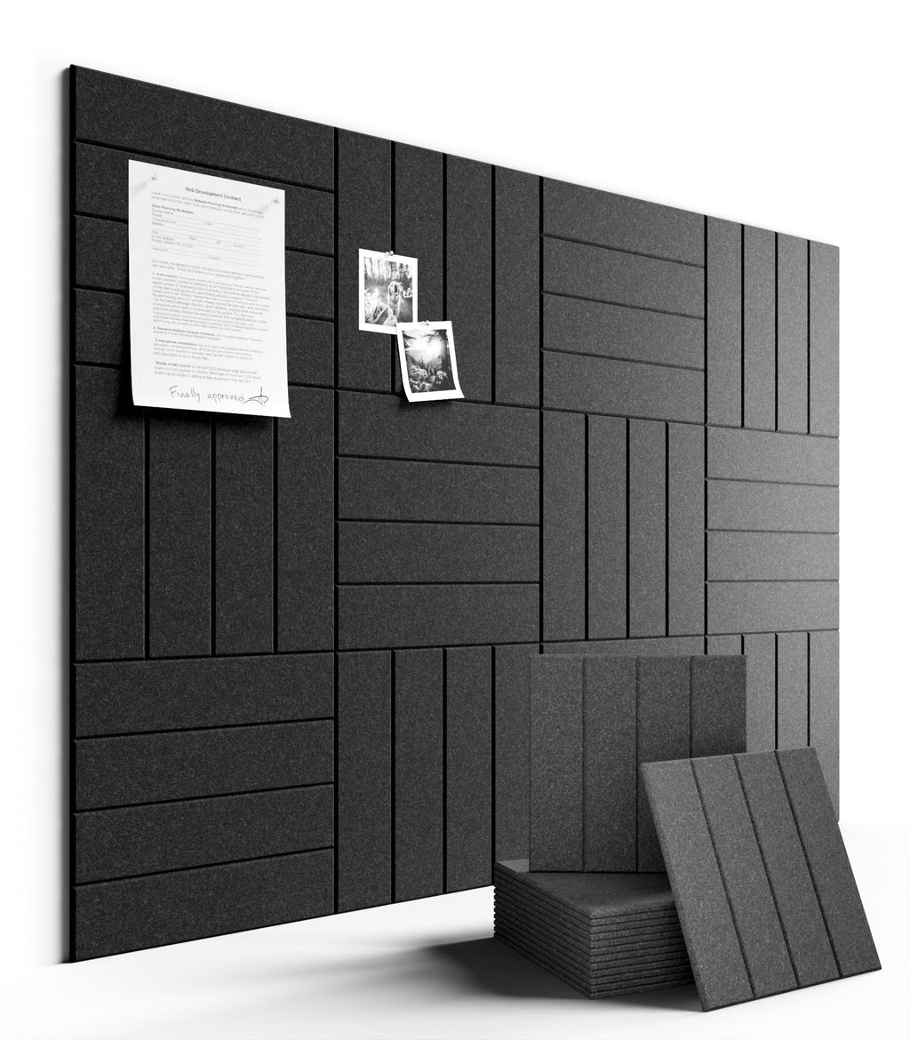 Fluxynara Large Felt Bulletin Board 48" x 36" Cork Board Alternative-12 Pack with 70 Safe Removable Adhesive Tabs, Cork Boards for Walls Cork Board for Home Office Classroom Pin Board (Oatmeal)