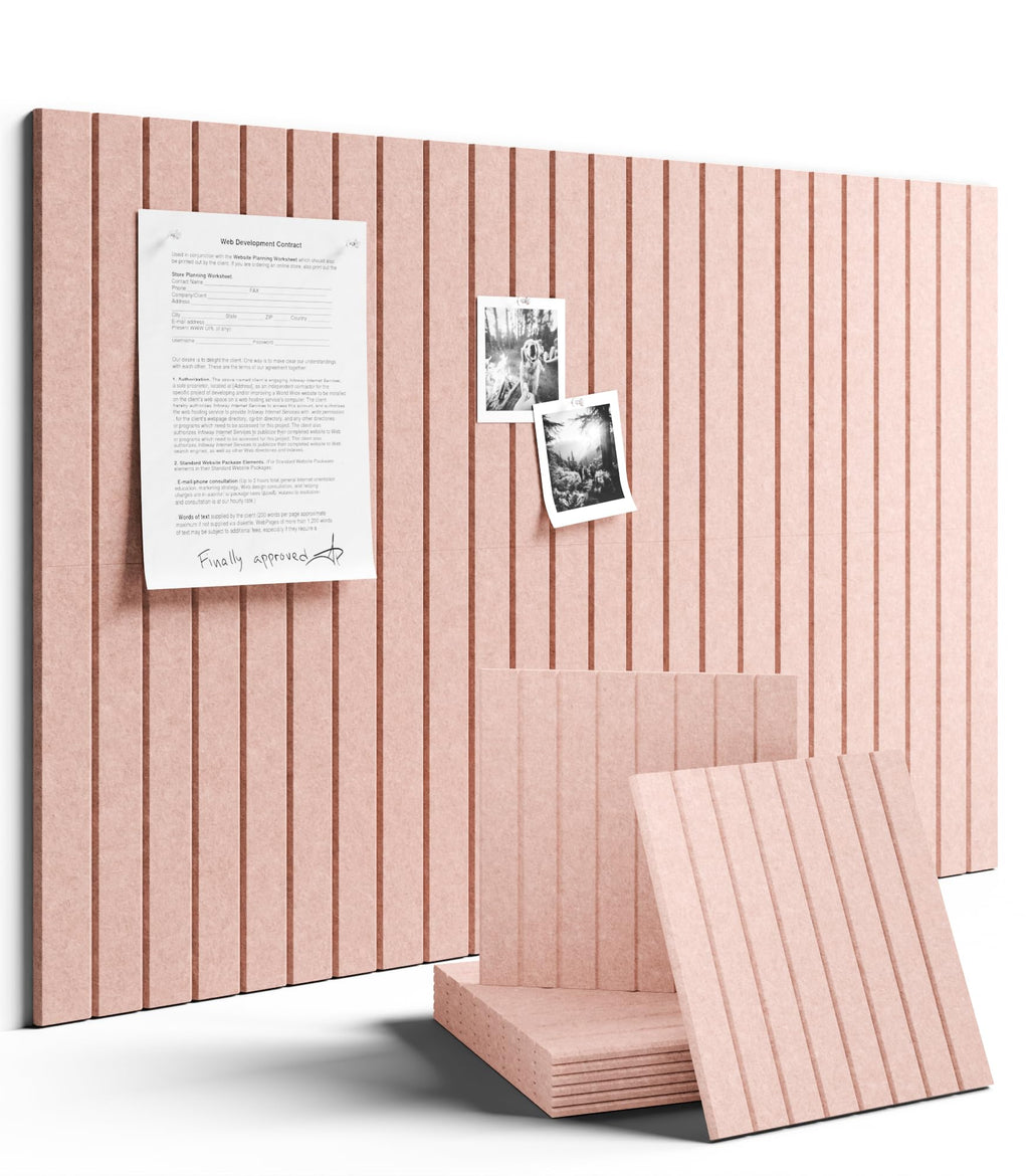 Fluxynara Large Felt Bulletin Board 48" x 36" Cork Board Alternative-12 Pack with 70 Safe Removable Adhesive Tabs, Cork Boards for Walls Cork Board for Home Office Classroom Pin Board (Oatmeal)