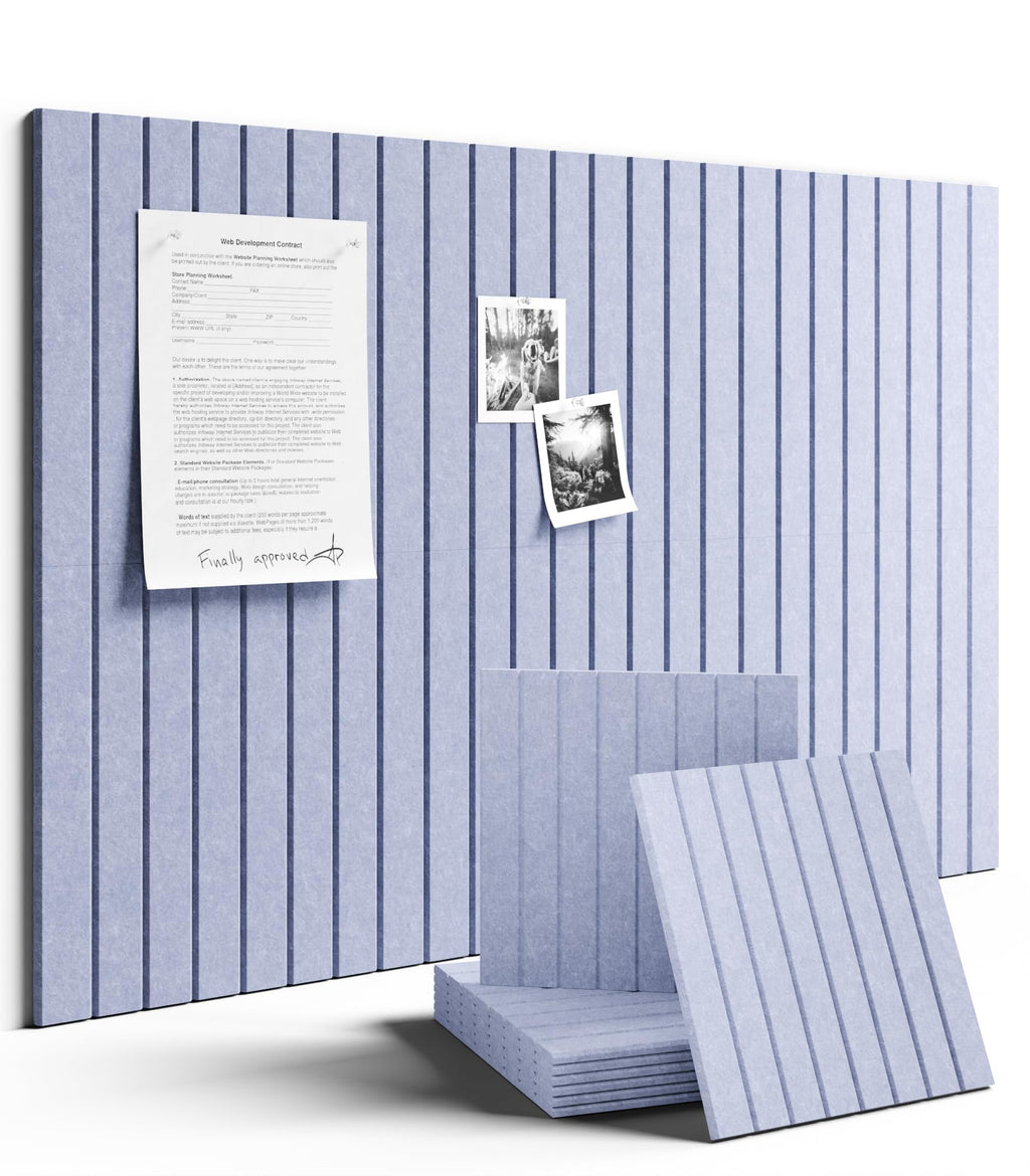 Fluxynara Large Felt Bulletin Board 48" x 36" Cork Board Alternative-12 Pack with 70 Safe Removable Adhesive Tabs, Cork Boards for Walls Cork Board for Home Office Classroom Pin Board (Oatmeal)